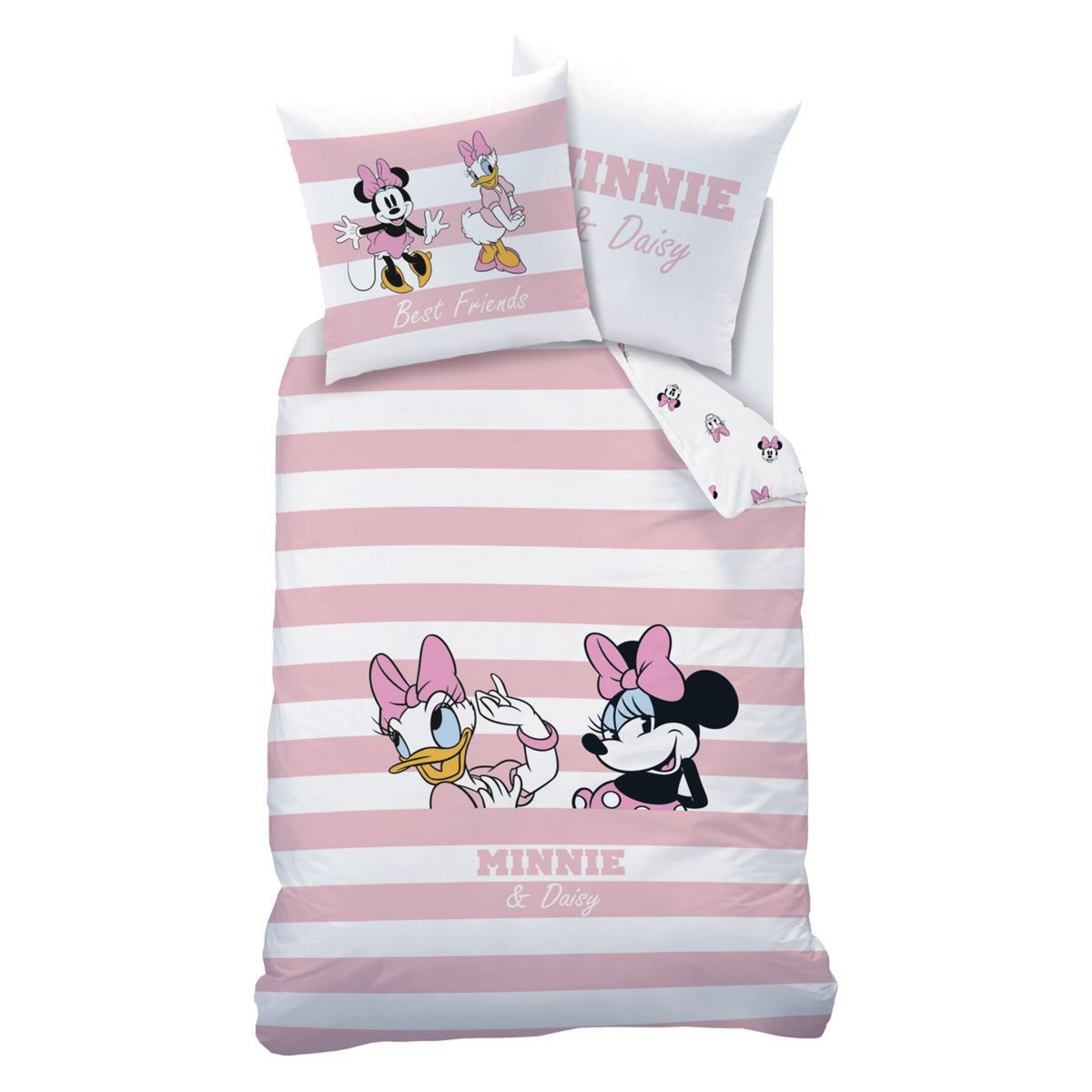 MINNIE Parure housse de couette enfant en coton 57 fils MINNIE COLLEGE 