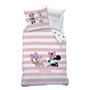 Voir la diapositive 2 : MINNIE Parure housse de couette enfant en coton 57 fils MINNIE COLLEGE 