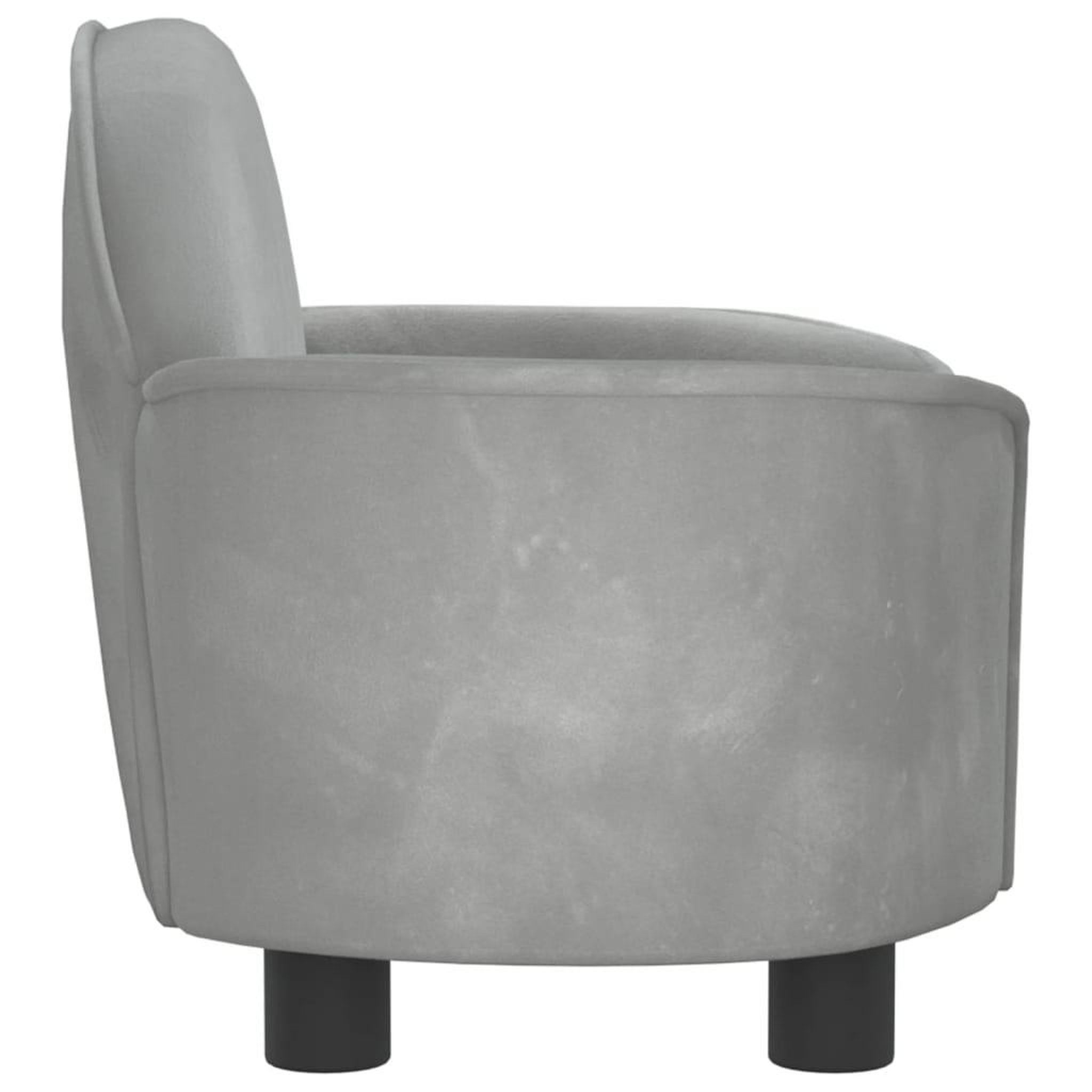 Voir la diapositive 4 : VIDAXL Lit pour chien gris clair 66x40x45 cm velours