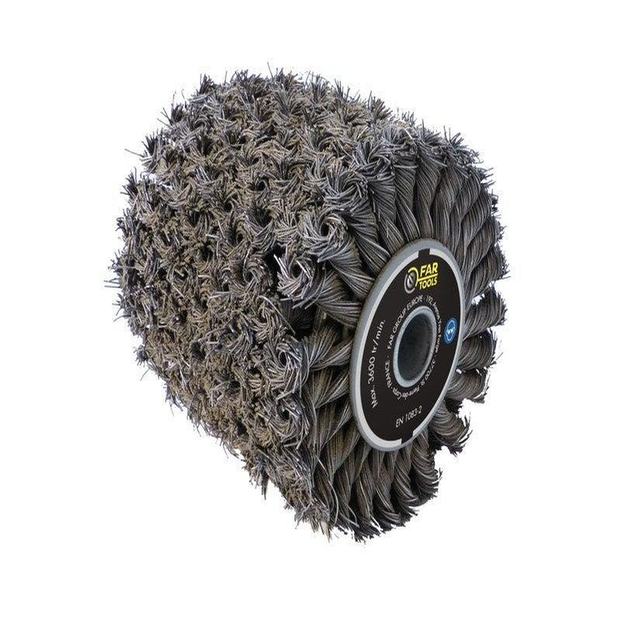 Fartools Brosse métallique multimatière pour meuleuse 115015 et 115016, FARTOOLS, diam. 120 mm