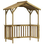 VIDAXL Abri de barbecue 163,5x93x210 cm Bois de pin impregne