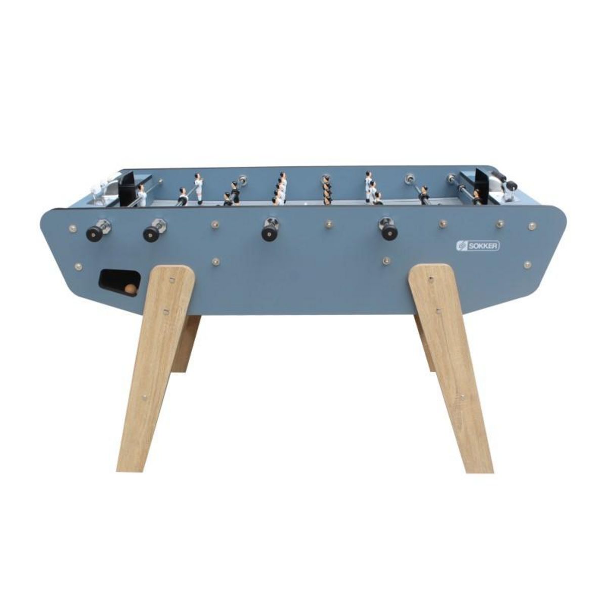 SOKKER Baby-foot de Bar Coliseum - barres télescopiques et 3 Balles Lièges Inclus 153 x 75 x 90 cm