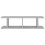 Voir la diapositive 5 : VIDAXL Etageres murales 2 pcs Gris beton 75x18x20 cm bois d'ingenierie
