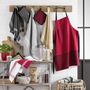 Voir la diapositive 3 : Paris Prix Tablier en Coton Recyclé  Cuisiline  84cm Gris Chiné