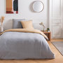 Voir la diapositive 1 : FUTURE HOME Parure de lit 2 personnes en flanelle coton 57 fils unie multico 240x220cm
