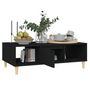 Voir la diapositive 4 : VIDAXL Table basse noir 103,5x60x35 cm bois d'ingenierie