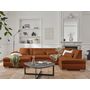 Voir la diapositive 4 : LISA DESIGN Vermont - canapé panoramique d'angle droit - 7 places - convertible - en tissu