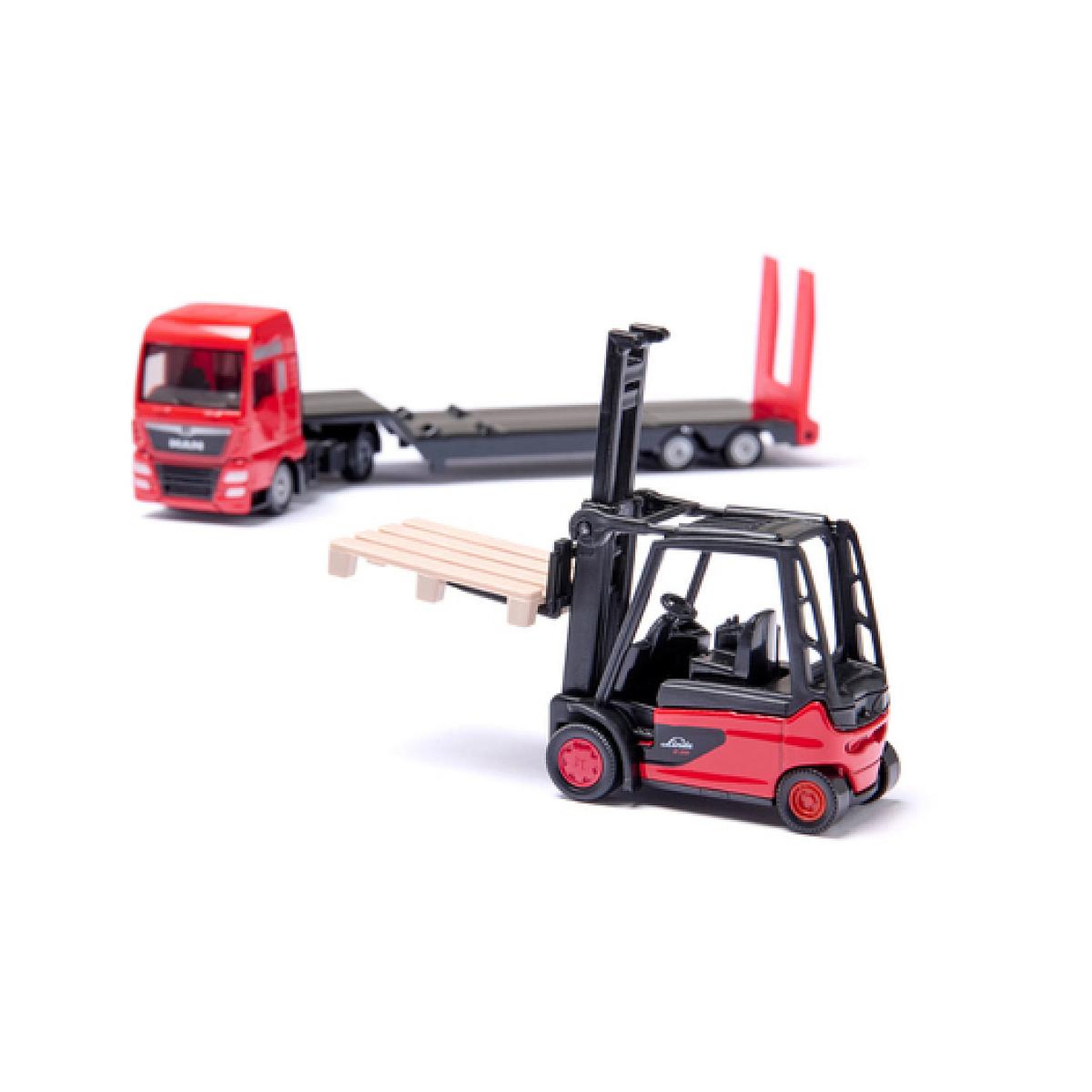 Voir la diapositive 5 : Siku 1763 1:87 MAN Camion avec Gerbeuse a fourche 1:87