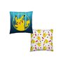 Voir la diapositive 3 : Pokemon Set de chambre - POKEMON - Pikachu - Housse 140 x 200 cm + Taie 63 x 63 cm + Coussin 30 x 30 cm + Masque de sommeil