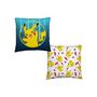 Voir la diapositive 3 : Pokemon Set de chambre - POKEMON - Pikachu - Housse 140 x 200 cm + Taie 63 x 63 cm + Coussin 30 x 30 cm + Masque de sommeil