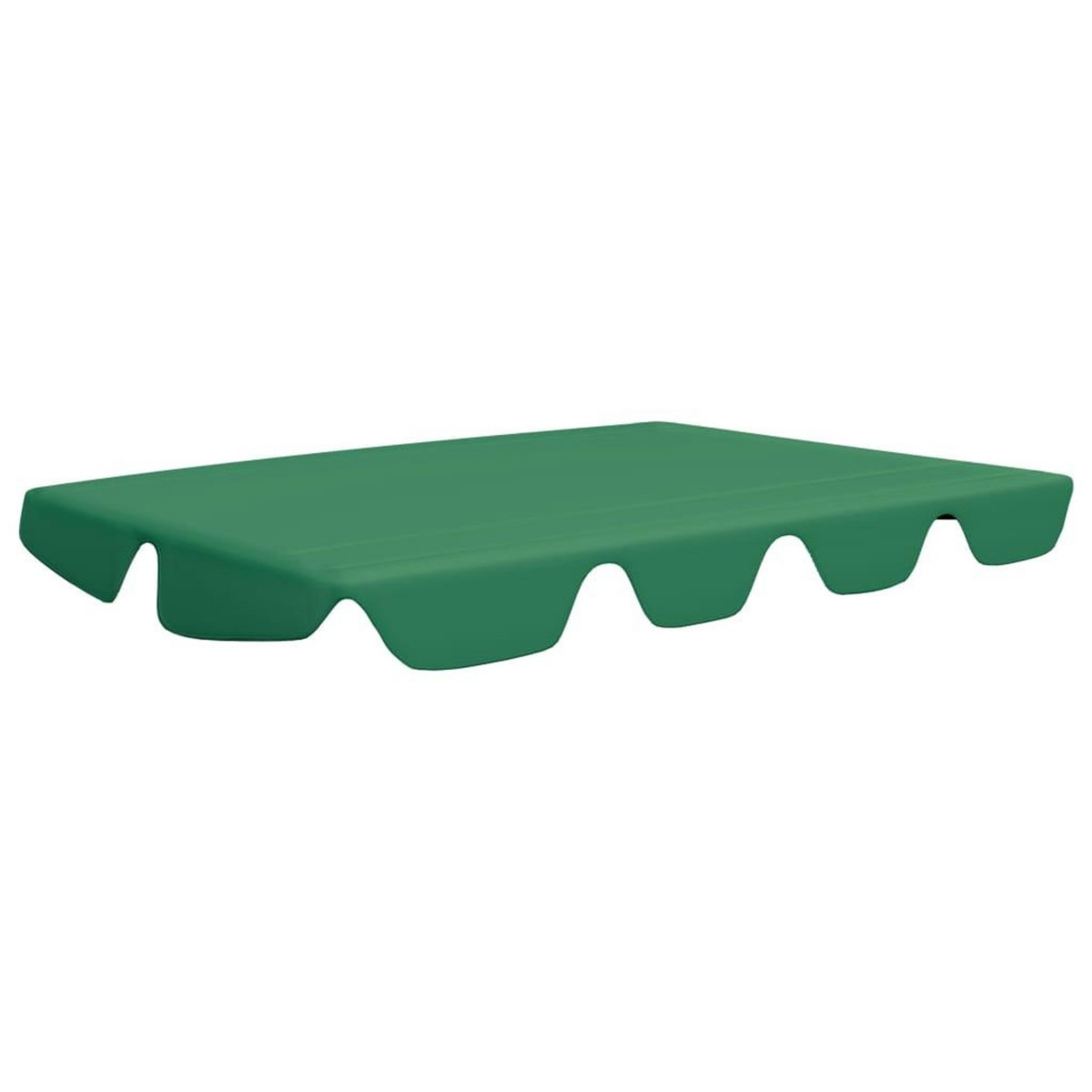VIDAXL Toit de rechange de balançoire vert 150/130x105/70 cm