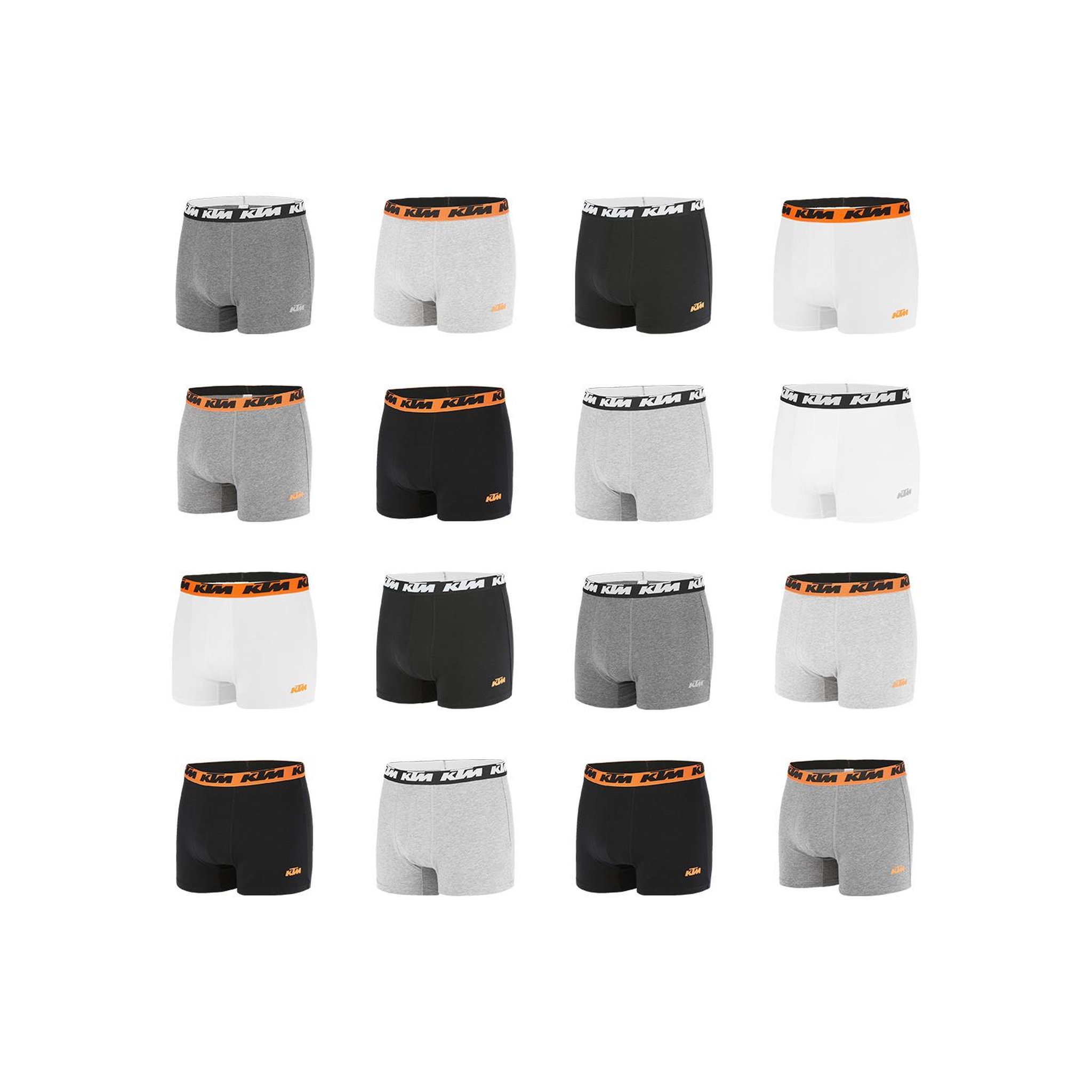 Voir la diapositive 1 : KTM Pack surprise de 6 boxers coton homme