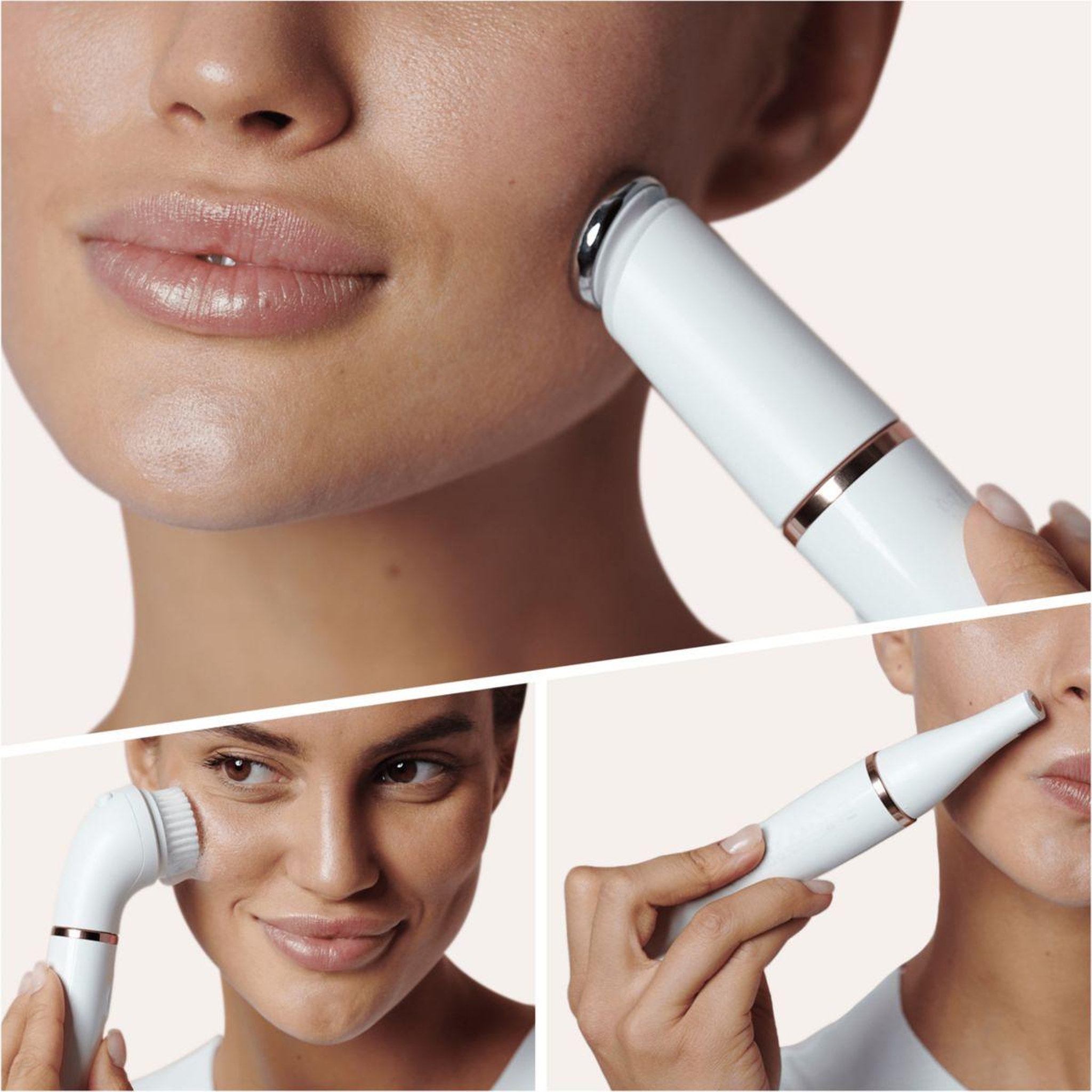 Voir la diapositive 3 : BRAUN Epilateur FaceSpa Pro 911 + brosse visage