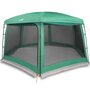 Voir la diapositive 2 : VIDAXL Tente piscine toit amovible parois maille vert d'eau 670x590 cm