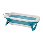 THERMOBABY Baignoire pliable - THERMOBABY - BALNÉA - Compact - Bouchon de vidange - Jusqu'a 18 mois - Bleu