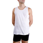 PIERRE CARDIN Débardeur homme en coton Pierre Cardin. Coloris disponibles : Blanc