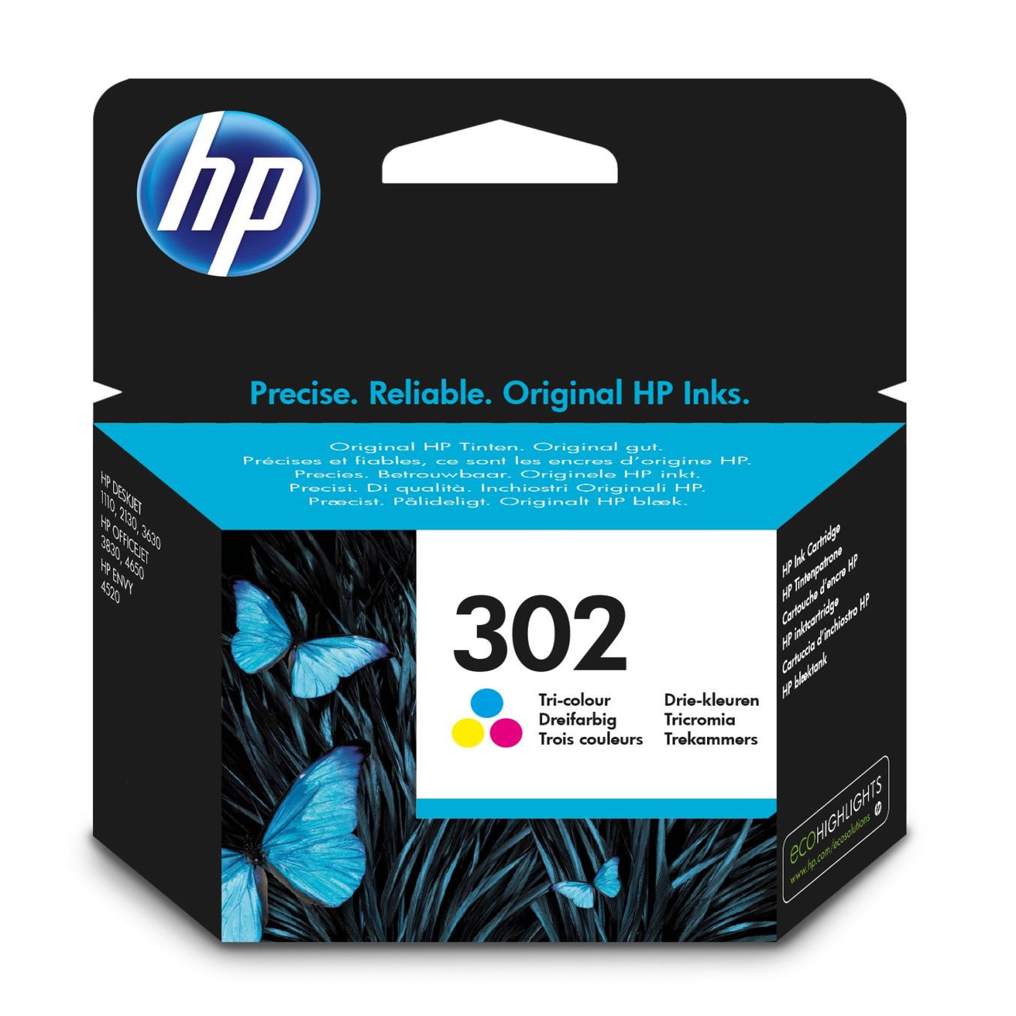Voir la diapositive 2 : HP Hp 302 cartouche d'encre trois couleurs authentique