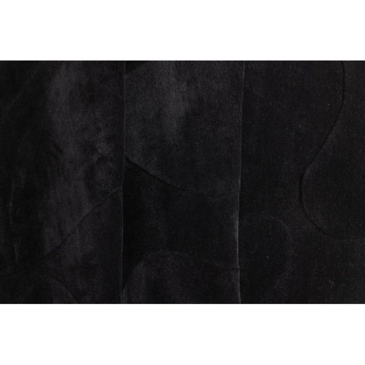 Paris Prix Tapis Déco Ovale en Laine  Enard  175x290cm Noir