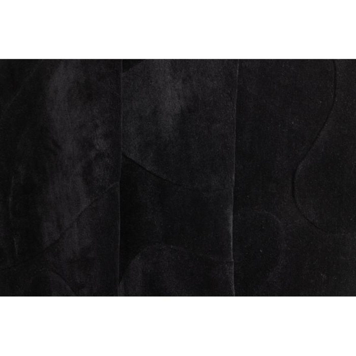 Paris Prix Tapis Déco Ovale en Laine  Enard  175x290cm Noir