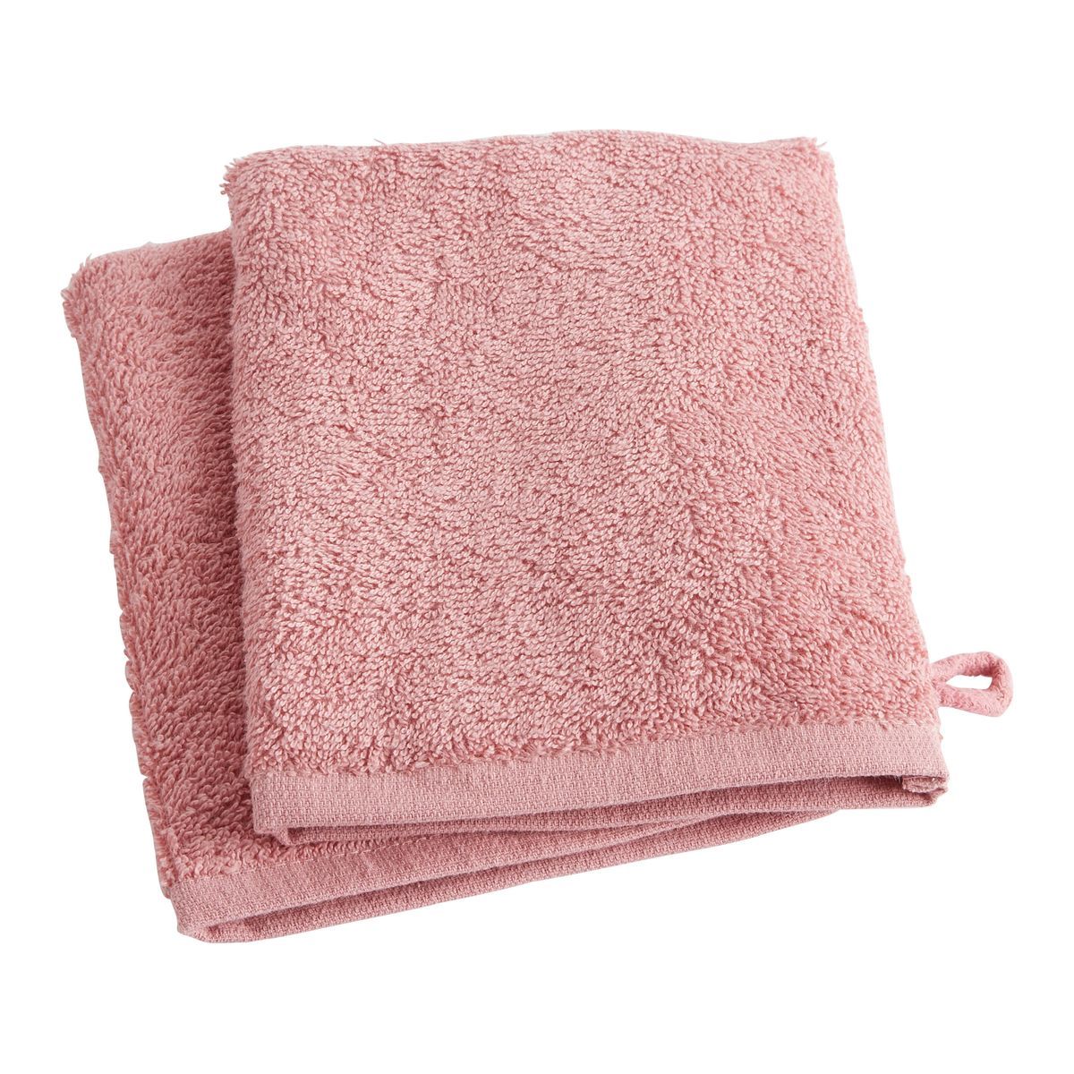 ACTUEL Lot de 6 gants de toilette en coton 400gsm