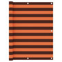 Voir la diapositive 1 : VIDAXL Ecran de balcon Orange et marron 120x600 cm Tissu Oxford