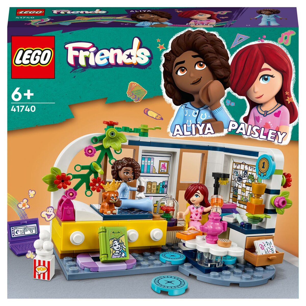 LEGO Friends 41724 La Maison de Paisley, Jouet Enfants 4 Ans, avec