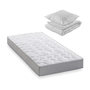 Voir la diapositive 1 : DEKO DREAM Pack matelas 90x190 cm + couette + oreiller - 330 Ressorts ensachés - 5 zones de confort - 19 cm - Ferme - DEKO DREAM Springmax