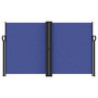 Voir la diapositive 3 : VIDAXL Auvent lateral retractable bleu 140 x 1000 cm