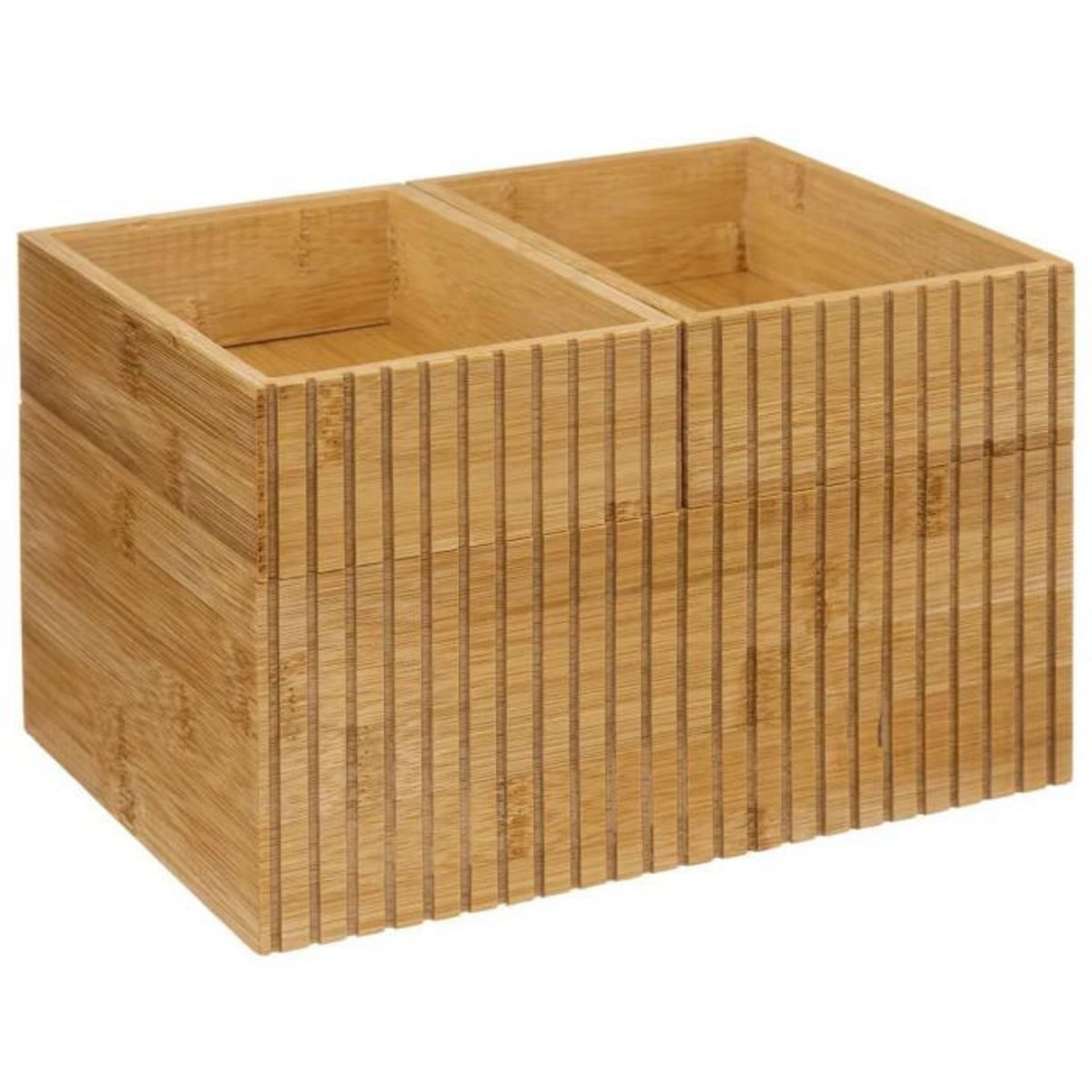 FIVE Lot de 3 Organiseurs  Terre Inconnue  23cm Beige