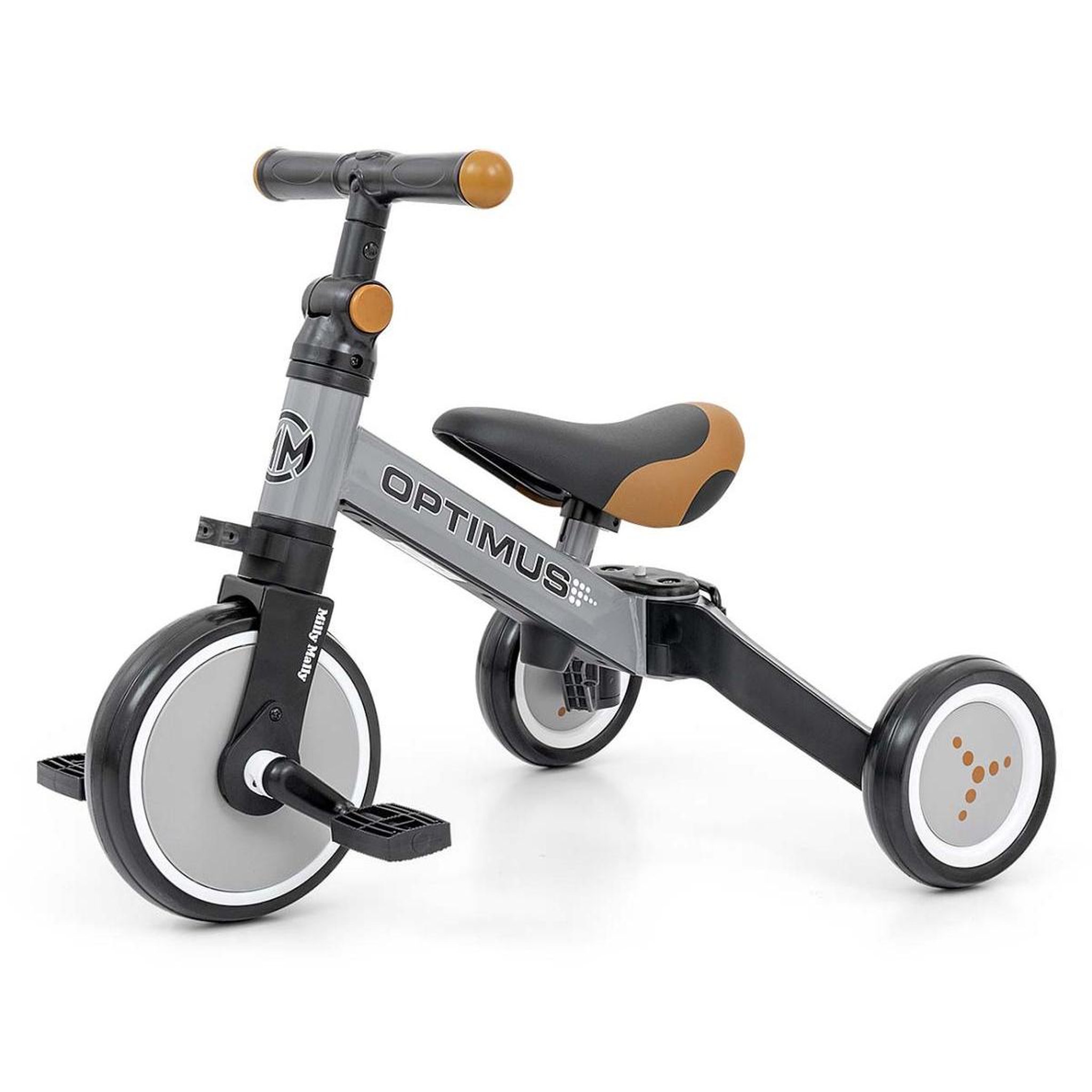 MILLY MALLY Porteur 3-en-1  Optimus Gris