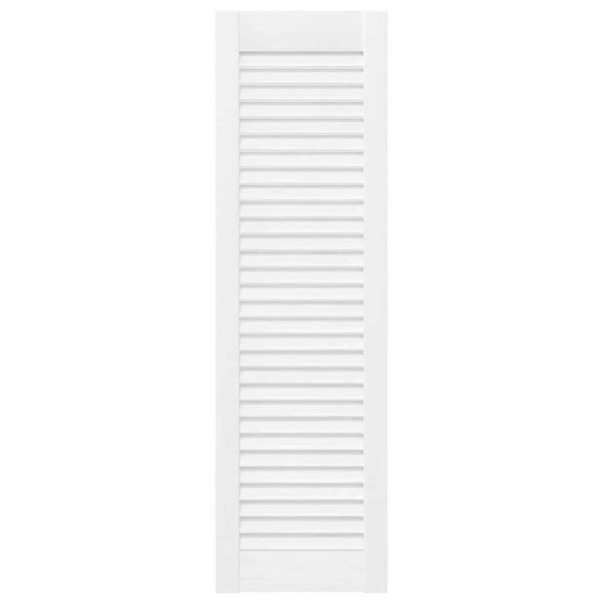 VIDAXL Portes d armoire à persiennes 4 pcs blanc 99x29,5 cm