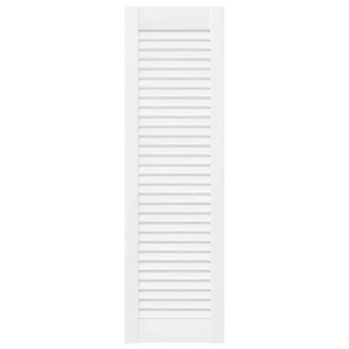 VIDAXL Portes d armoire à persiennes 4 pcs blanc 99x29,5 cm