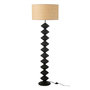 Voir la diapositive 1 : Paris Prix Lampadaire en Bois  Chenille  156cm Noir