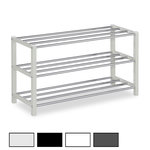 IDIMEX Étagère à chaussures DUBLIN, 3 niveaux. Coloris disponibles : Gris, Noir, Beige, Blanc