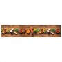 Voir la diapositive 2 : VIDAXL Tapis de cuisine lavable impression d'epices 60x300 cm velours