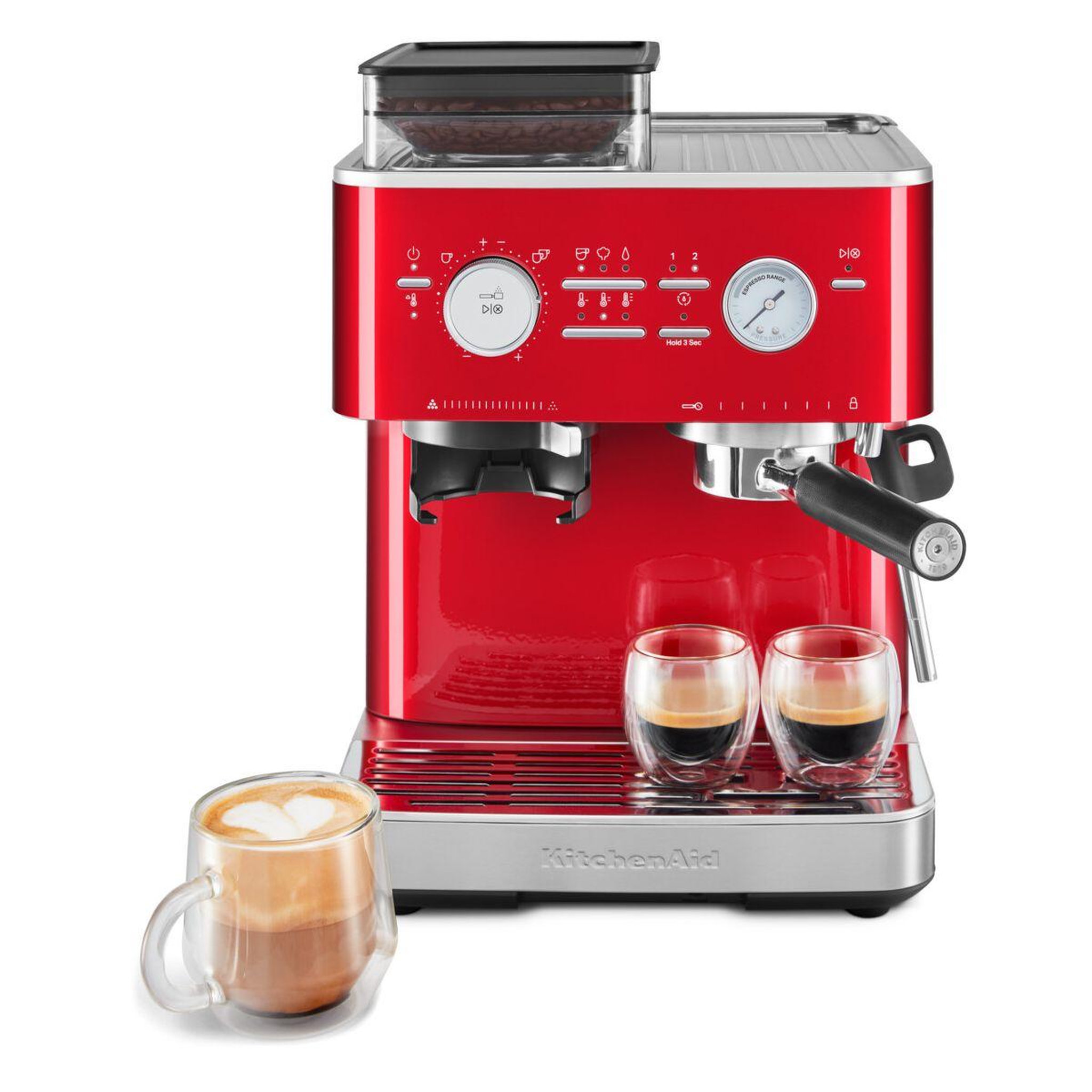 Voir la diapositive 1 : KitchenAid Machine à expresso 5KES6551ECA
