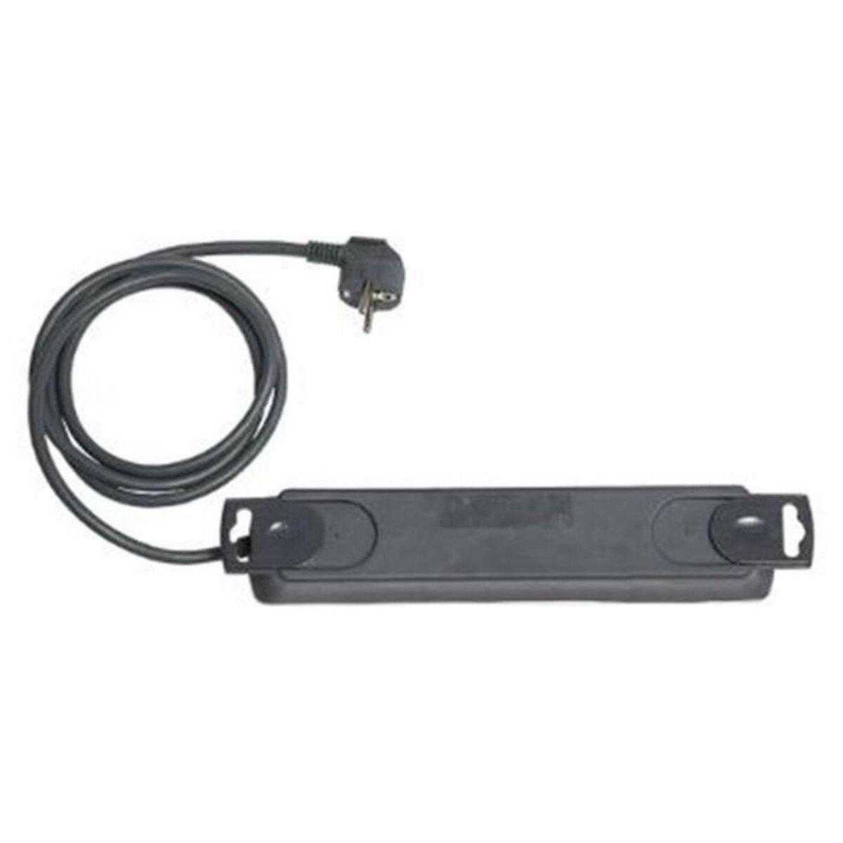 SMART SYSTEM Multiprise  4 Prises Terre  1,5M Blanc & Gris