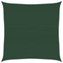 Voir la diapositive 2 : VIDAXL Voile d'ombrage 160 g/m^2 Vert fonce 4x4 m PEHD