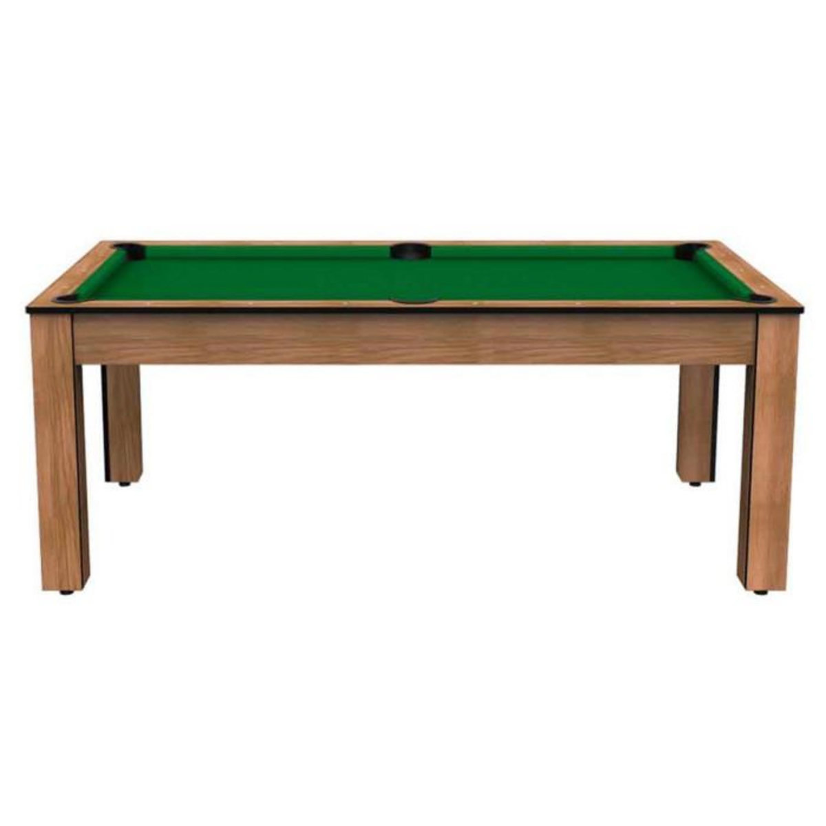 Paris Prix Table de Billard Convertible  Oregon  213cm Hêtre & Vert