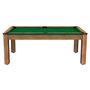 Voir la diapositive 1 : Paris Prix Table de Billard Convertible  Oregon  213cm Hêtre & Vert