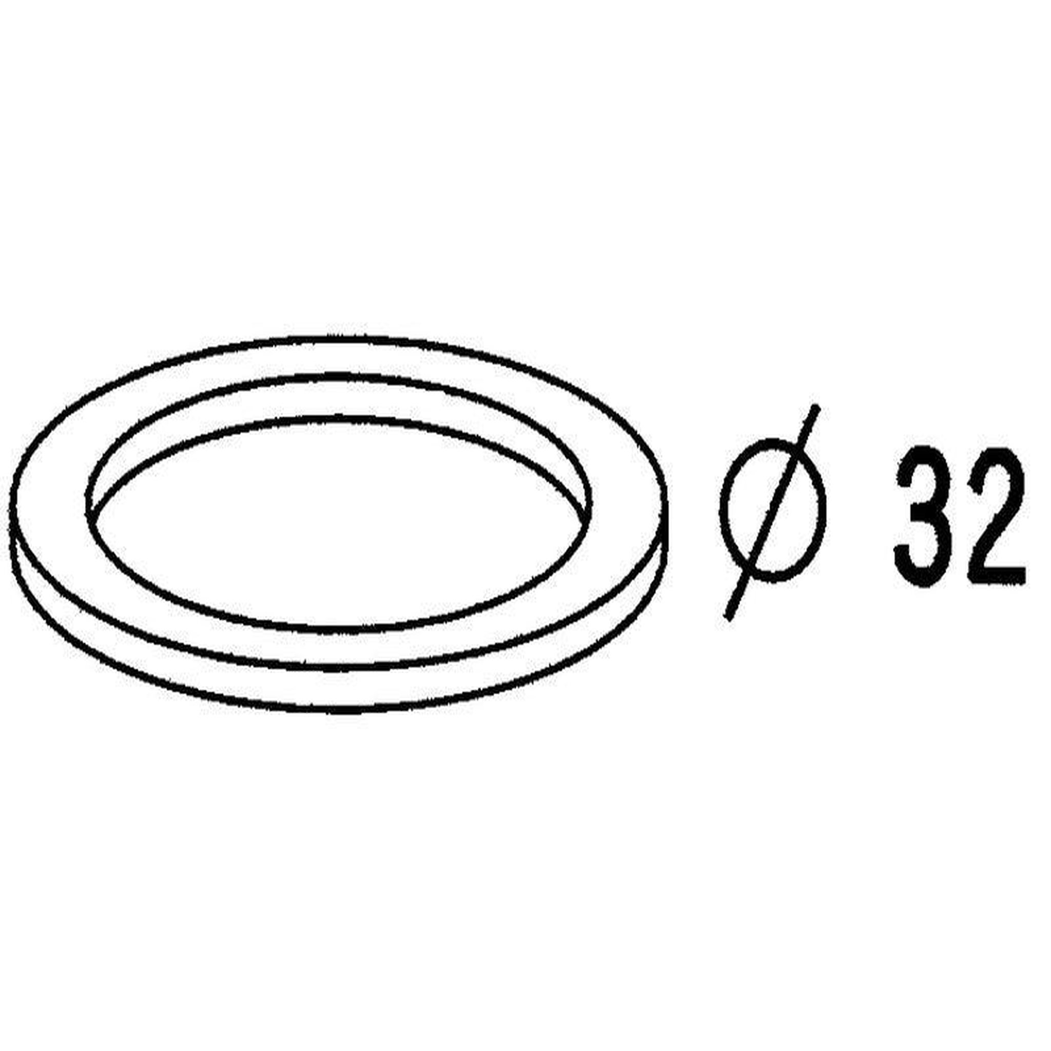 GIRPI Joint plat, diam. 32 mm