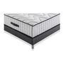 Voir la diapositive 3 : DEKO DREAM HOTEL SUPREME Ensemble Matelas + Sommier 160 x 200 - Ressorts - 7 zones - Ferme - 27 cm