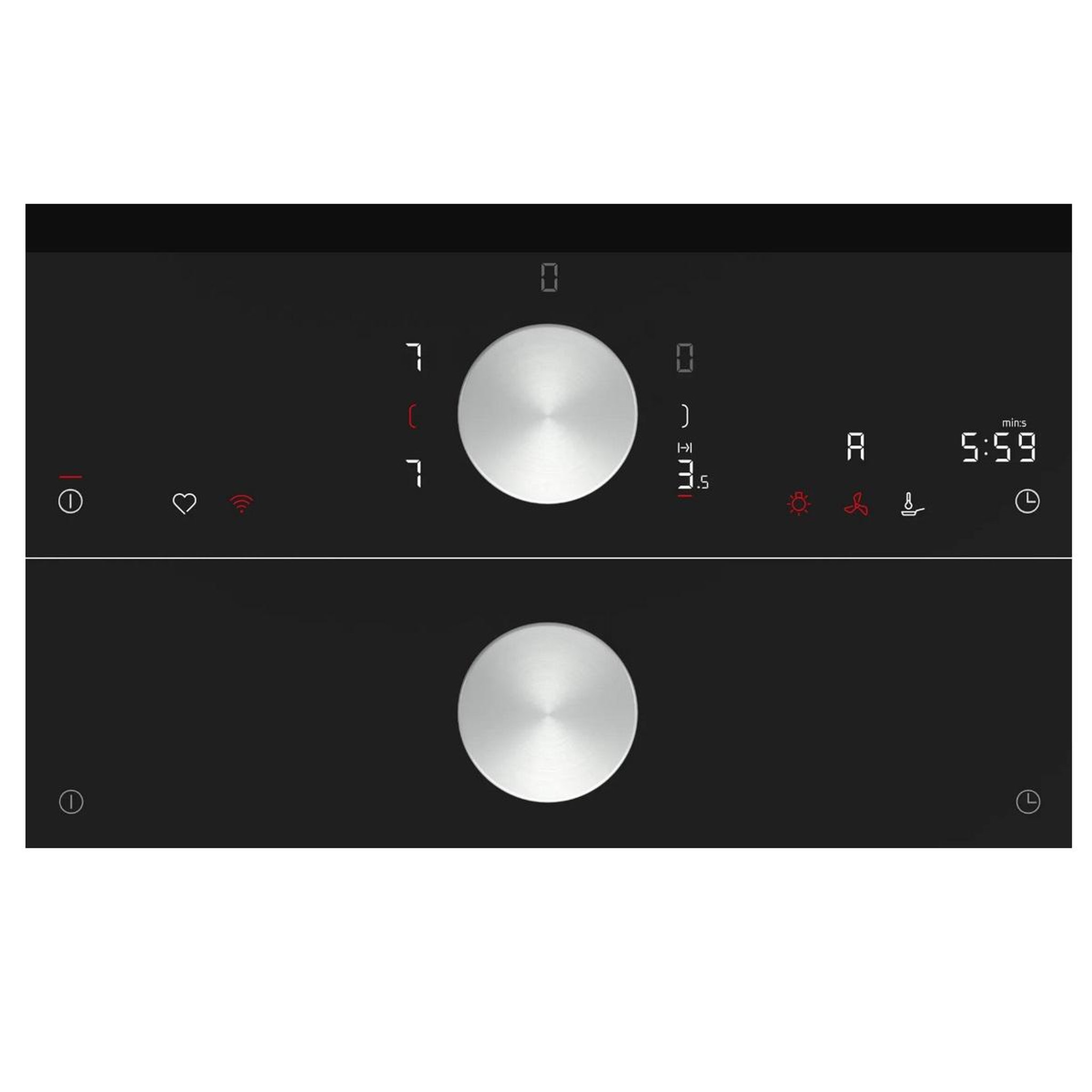 Voir la diapositive 2 : Neff Table de cuisson induction 90cm 5 feux 1100w noir - T69TTX4L0