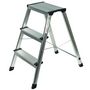Voir la diapositive 2 : WERKAPRO Marchepied pliable en aluminium 3 marches WERKA PRO