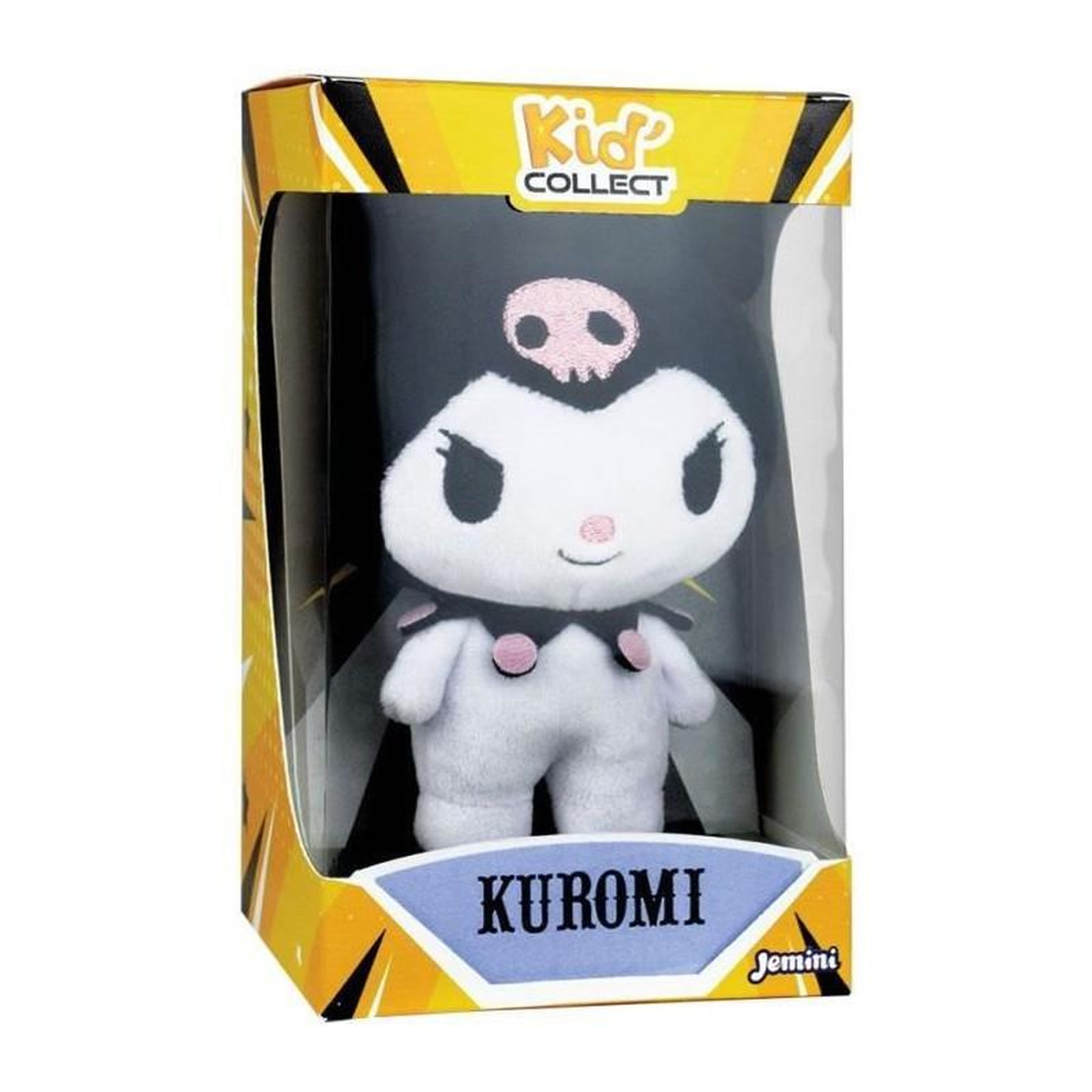 Voir la diapositive 4 : JEMINI Peluche a collectionner Kuromi - JEMINI - Hello Kitty - Kid'collect +/- 13 cm