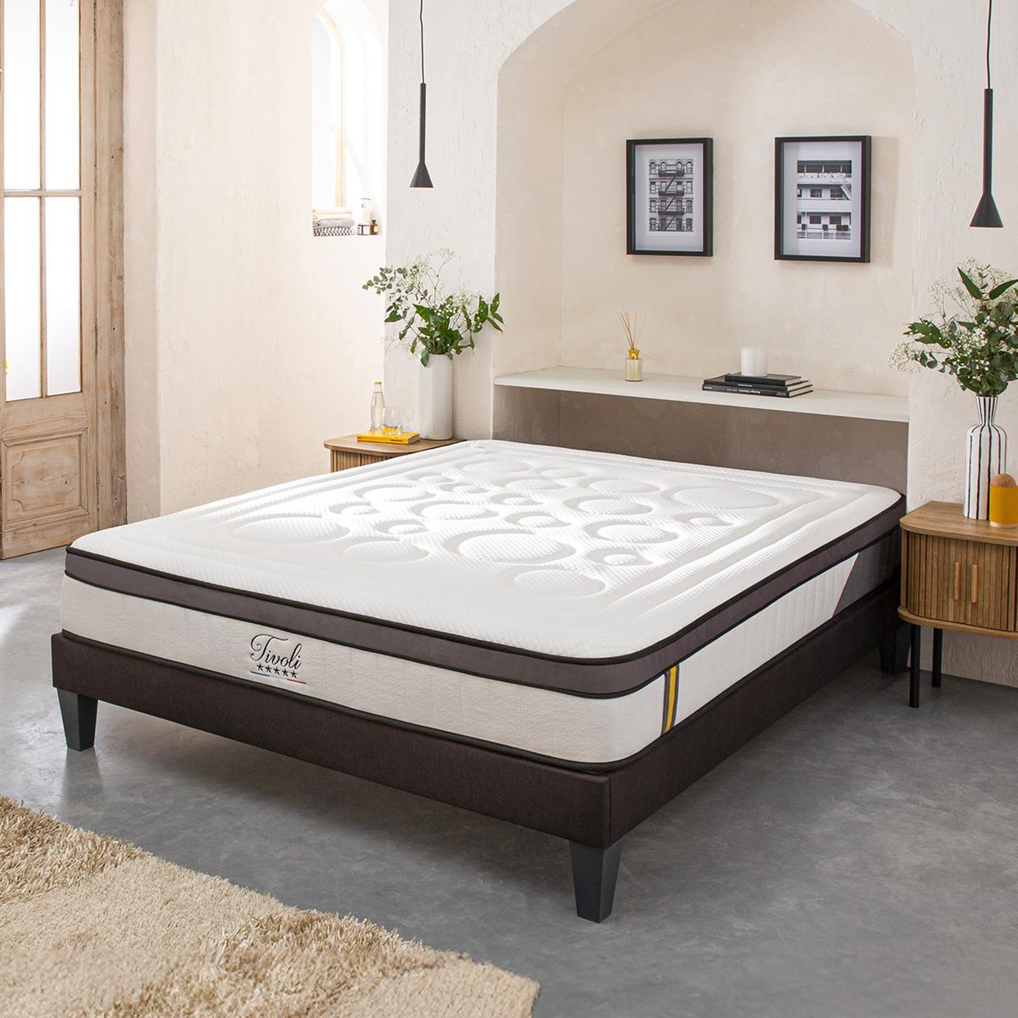 Voir la diapositive 3 : BELLECOUR Bellecour literie | matelas tivoli | mousse avec mémoire de forme