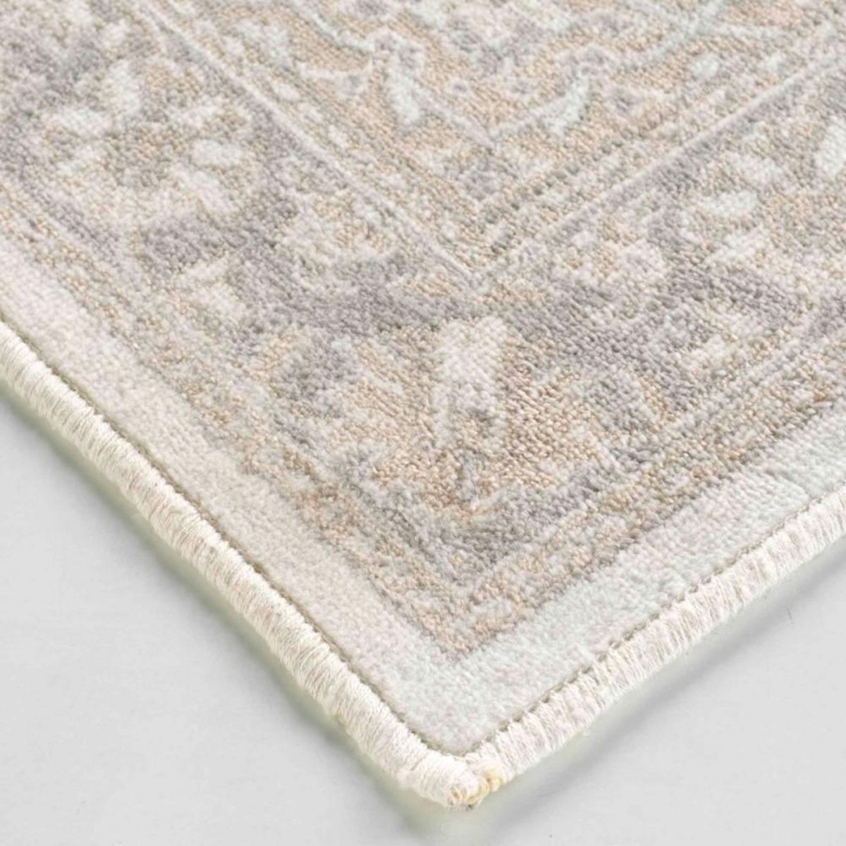 Douceur d'Intérieur Tapis rectangulaire 68x110 cm tissé CHERINE NATUREL