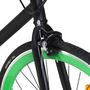 Voir la diapositive 4 : VIDAXL Vélo à pignon fixe noir et vert 700c 51 cm