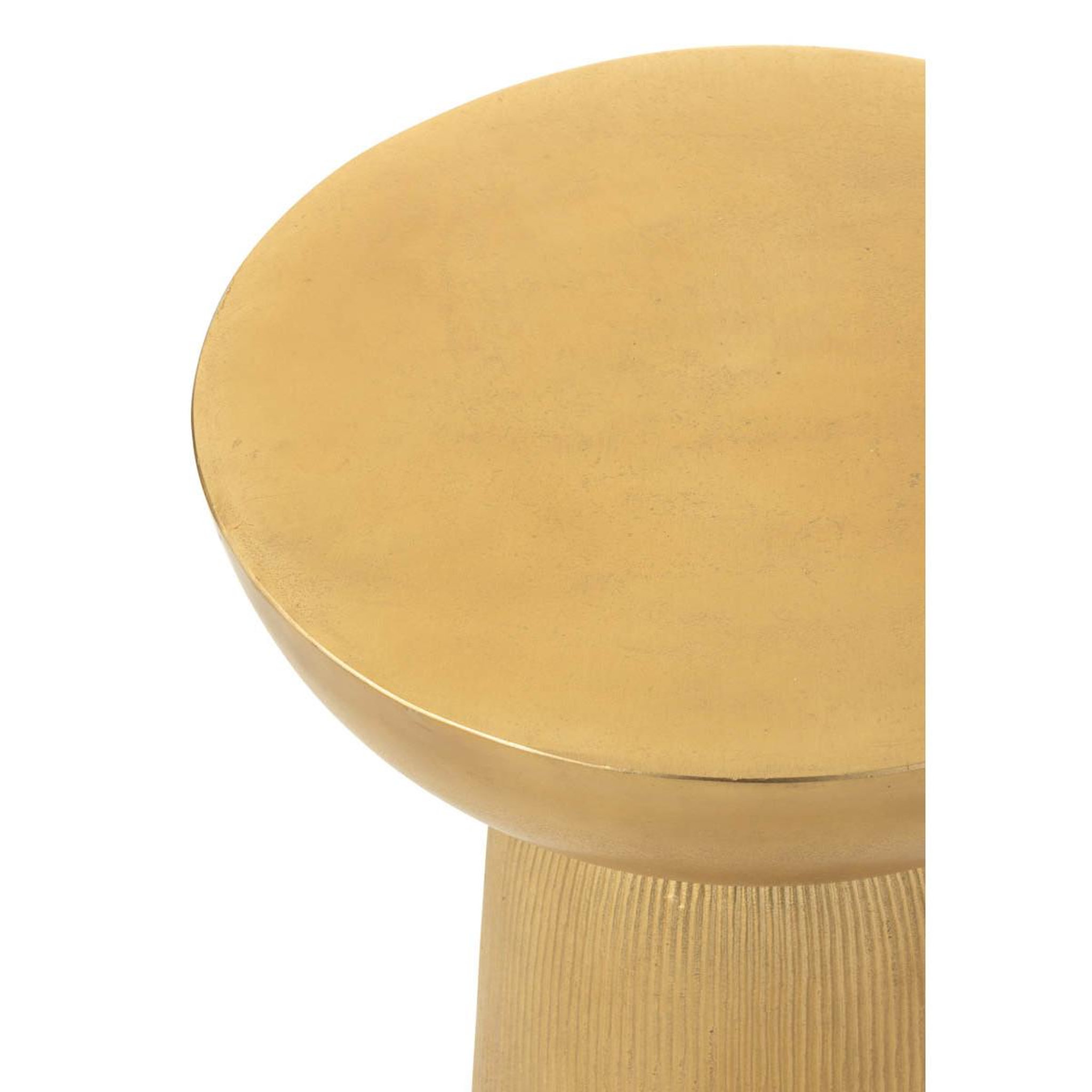 Voir la diapositive 2 : J-LINE Table d'Appoint Design  Louane  52cm Or