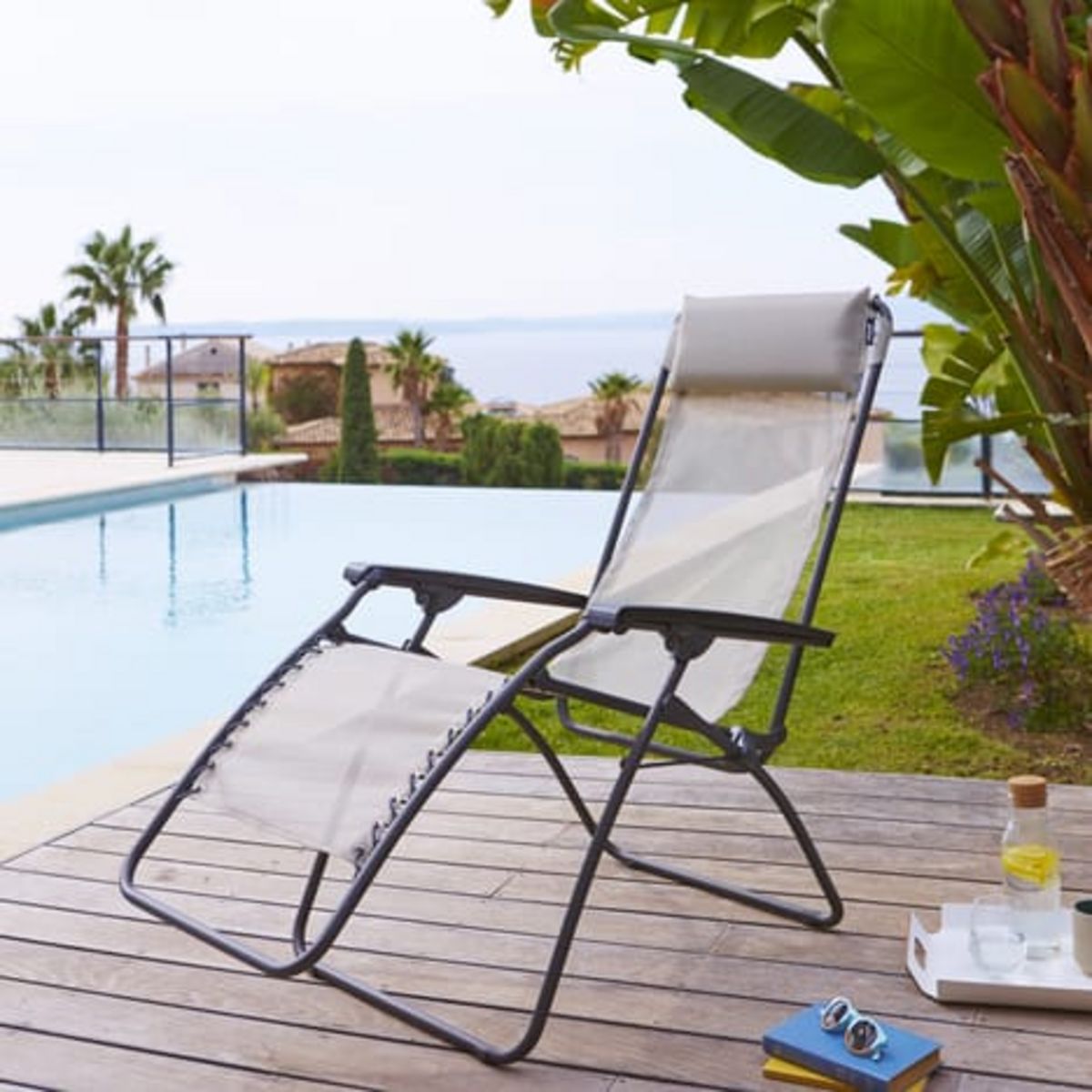 LAFUMA Fauteuil relax pliant batyline seigle RSXA 